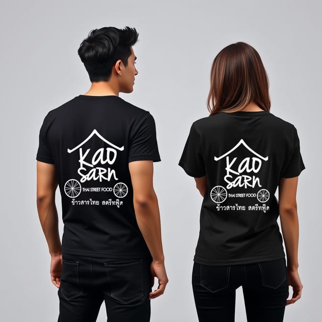 Black Short Sleeves T-Shirt (Size L).