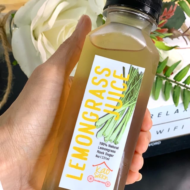 Lemongrass Tea with Ice (MUST TRY!).