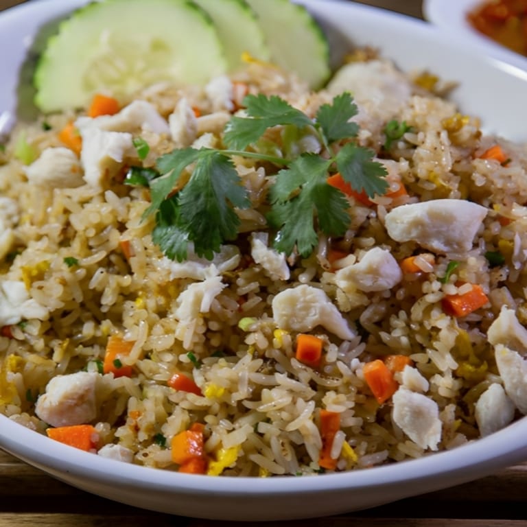 Delicious Fried Rice: A Thai Street-Food Favorite