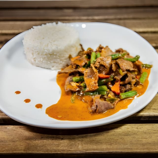 C1. Panang Red Curry.