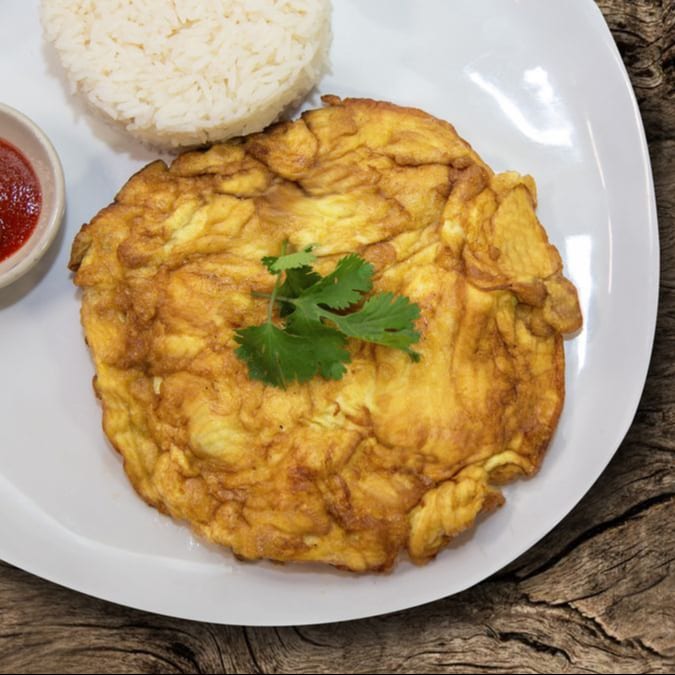 R7. Omelet Pork & Shrimp.